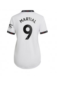 Manchester United Anthony Martial #9 Fotballdrakt Borte Klær Dame 2022-23 Korte ermer